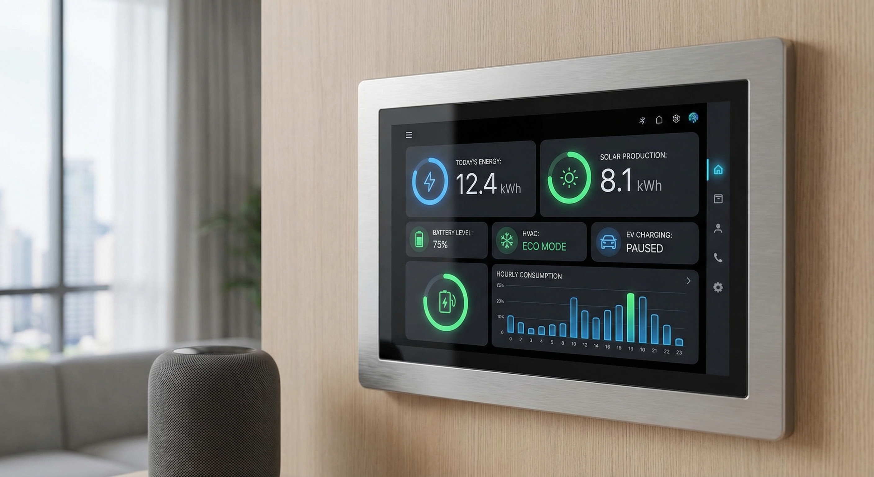 Smart home dashboard